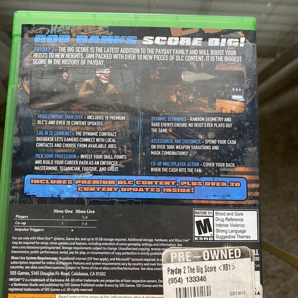 PAYDAY 2 THE BIG SCORE - XBOX ONE - Picture 3 of 5
